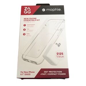 R5-N ZAGG mophie New Phone Essentials Kit: 360 Protection Case/Charger/Screen